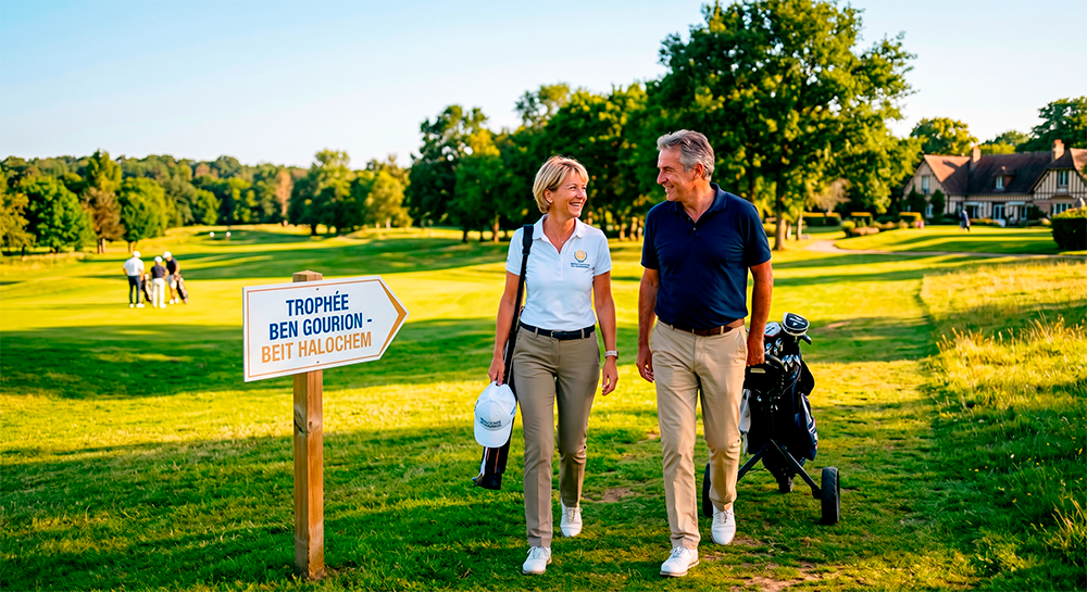Participez au Tournoi de Golf "Trophée Ben Gourion" au profit de Beit Halochem